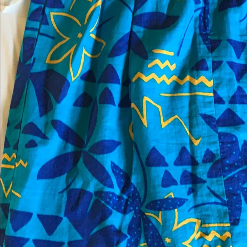 Liz Claiborne Vintage Skirt Caribbean Vibes Print - Picture 7 of 7